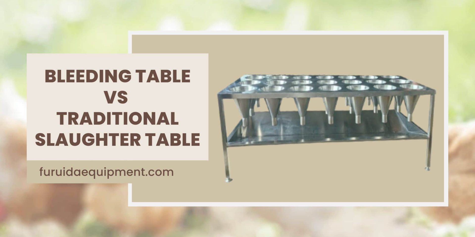 Bleeding Table vs Traditional Slaughter Table